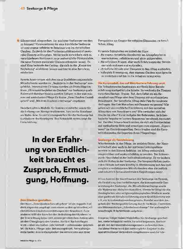 Vorschauseite 3: Die Seele begleiten