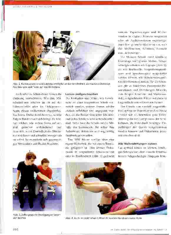Vorschauseite 3: Integrative Bildung in der Physiotherapie