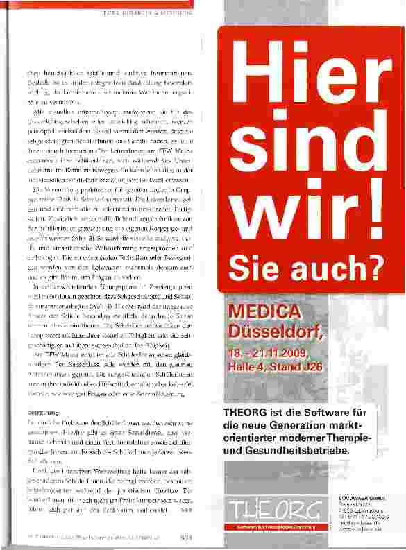 Vorschauseite 4: Integrative Bildung in der Physiotherapie