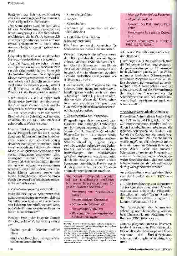 Vorschauseite 2: Welche Faktoren beeinflussen Pflegende bei der Einschätzung von Schmerzen?
