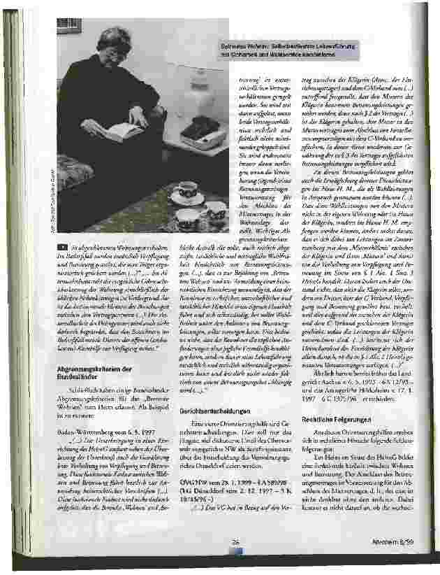 Vorschauseite 2: Heim oder nicht Heim. .. ? Rechtsfragen beim Betreuten Wohnen