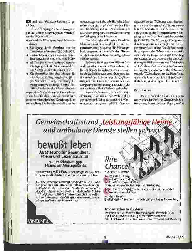 Vorschauseite 4: Heim oder nicht Heim. .. ? Rechtsfragen beim Betreuten Wohnen