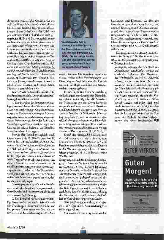 Vorschauseite 5: Heim oder nicht Heim. .. ? Rechtsfragen beim Betreuten Wohnen