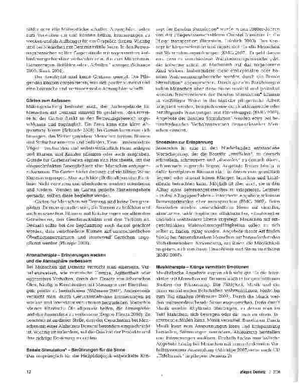 Vorschauseite 4: „Sinneswandel bei Demenzerkrankten