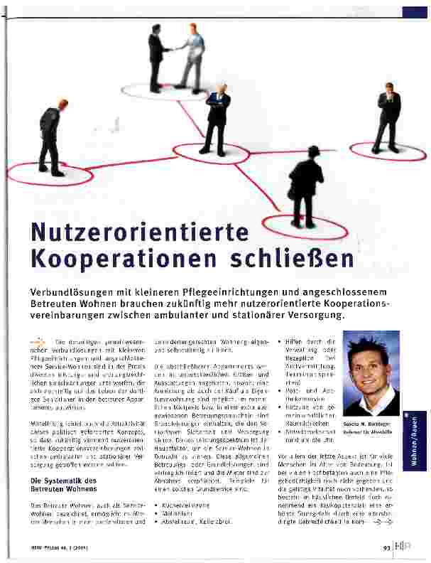 Vorschauseite 1: Nutzerorientierte Kooperationen schließen