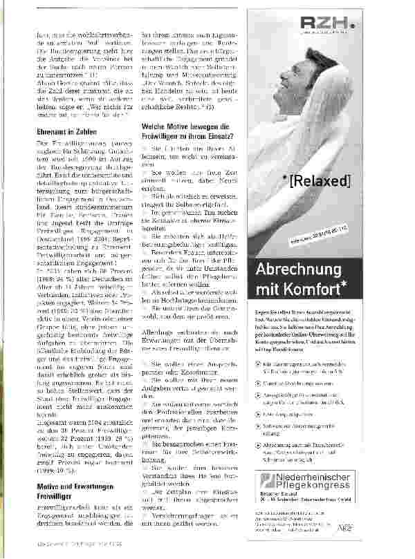 Vorschauseite 2: Unentgeltlicher Einsatz: freiwillig oder ehrenamtlich?