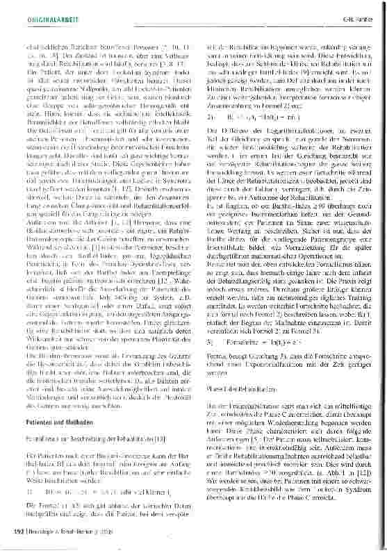 Vorschauseite 2: Rehabilitation nach einem Locked-in Syndrom als Folge einer Basilaristhrombose unter besonderer Berücksichtigung der nachklinischen Phase am Beispiel von Gangübungen