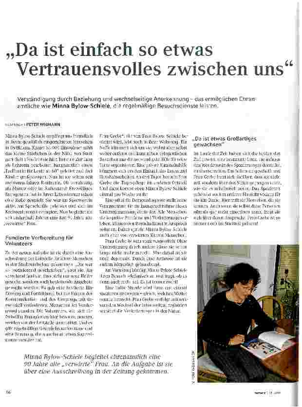 Vorschauseite 1: Da ist einfach so etwas Vertrauensvolles zwischen uns