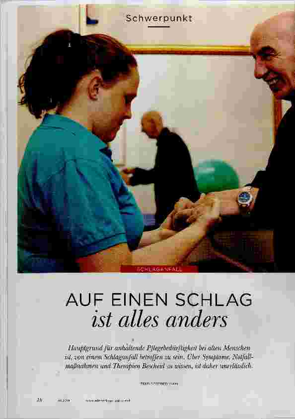 Vorschauseite 1: AUF EINEN SCHLAG ist alles anders