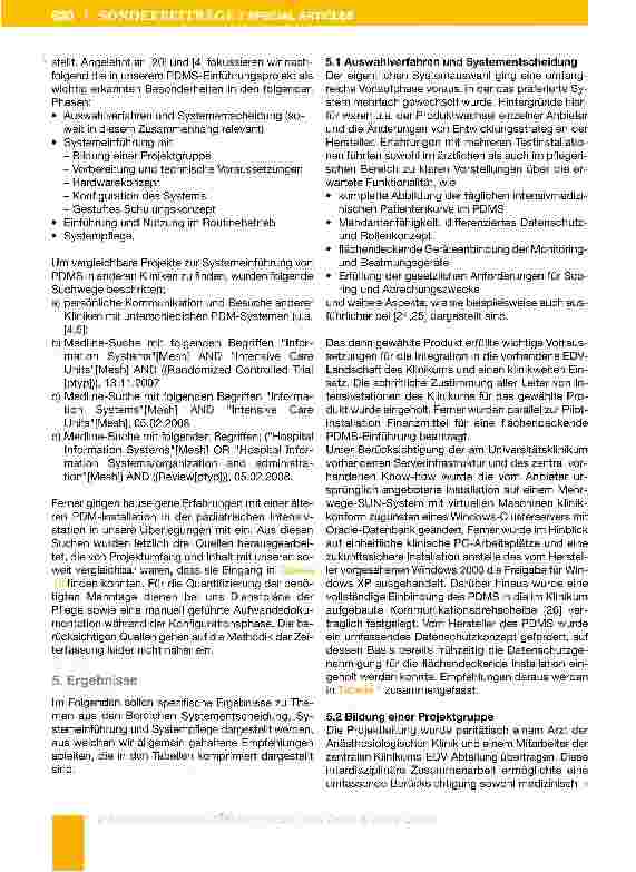 Vorschauseite 3: Konzept zur flächendeckenclen Einführung eines Patientendatenmanagementsystems am Großklinikum - eine interdisziplinäre Herausforderung