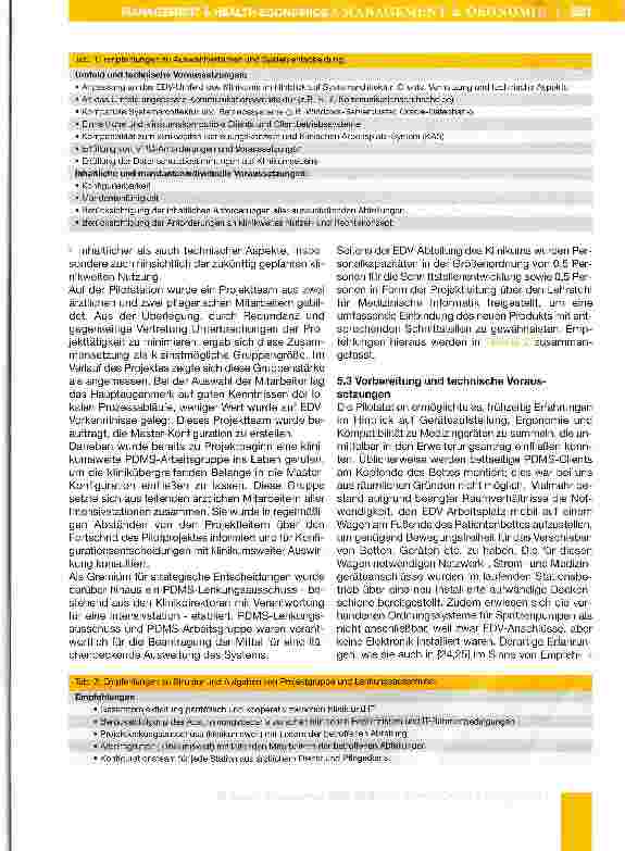 Vorschauseite 4: Konzept zur flächendeckenclen Einführung eines Patientendatenmanagementsystems am Großklinikum - eine interdisziplinäre Herausforderung