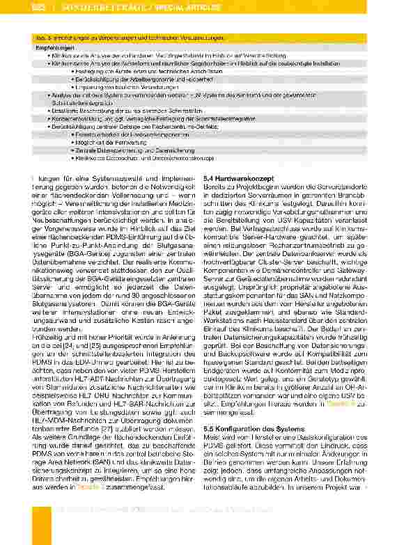 Vorschauseite 5: Konzept zur flächendeckenclen Einführung eines Patientendatenmanagementsystems am Großklinikum - eine interdisziplinäre Herausforderung