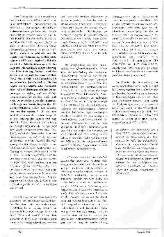 Vorschauseite 2: Genehmigung des Vormundschaftsgerichts zum Behandlungsabbruch