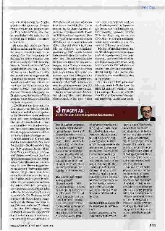 Vorschauseite 2: Eine Alternative, aber kein Allheilmittel