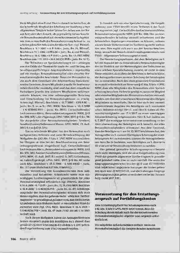 Vorschauseite 2: Aus den Gründen: Kostenerstattung für Spezialschulung
