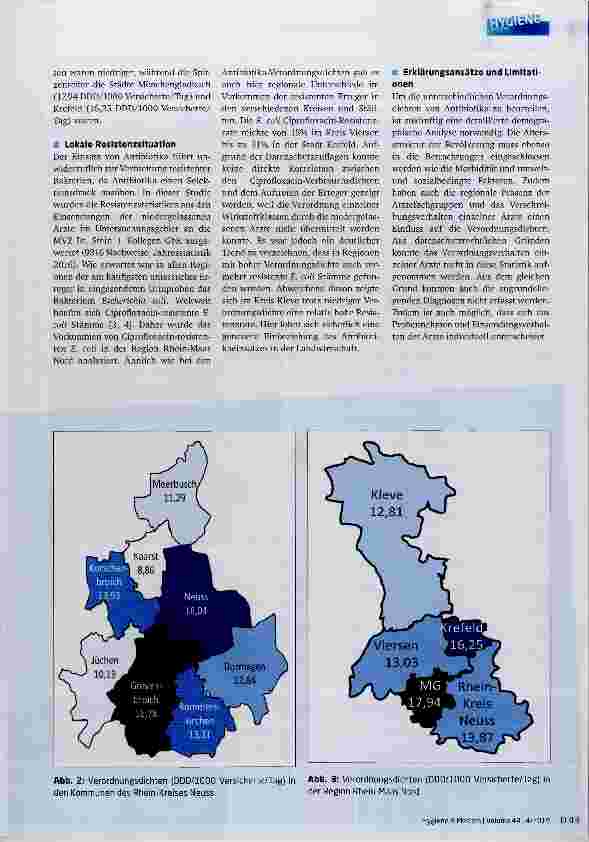 Vorschauseite 3: Der Antibiotika-Einsatz im Euregiogebiet Rhein-Maas Nord: Eine Analyse