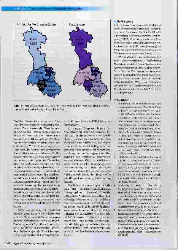 Vorschauseite 4: Der Antibiotika-Einsatz im Euregiogebiet Rhein-Maas Nord: Eine Analyse