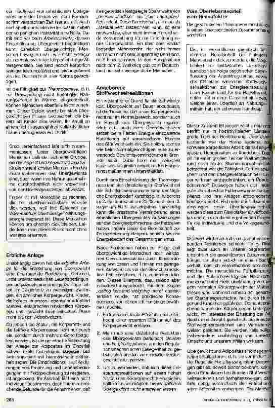 Vorschauseite 2: Warum manche Leute leicht zuund schwer abnehmen