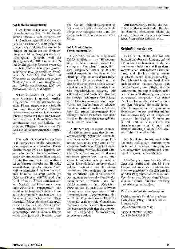 Vorschauseite 3: Klinische Pflegeforschung und juristische Argumente