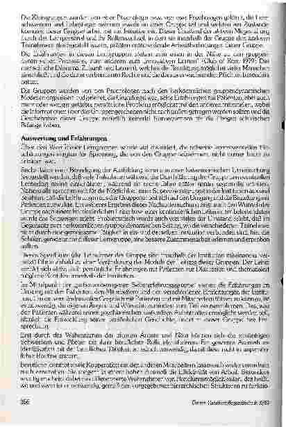 Vorschauseite 2: Patientenbezogene Selbsterfahrungsgruppe