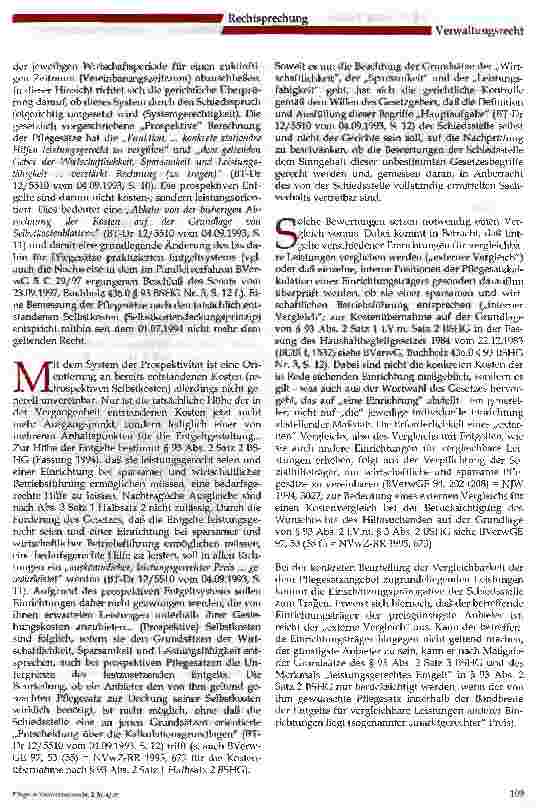 Vorschauseite 3: Gerichtliche Kontrolle der Schiedsstellenentscheidung nch § 94 BSHG