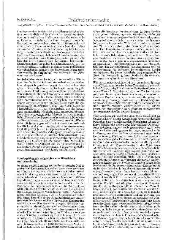 Vorschauseite 2: Zum Übereinkommen der Vereinten Nationen über die Rechte von Menschen mit Behinderung