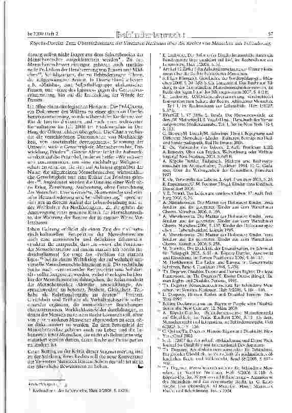 Vorschauseite 6: Zum Übereinkommen der Vereinten Nationen über die Rechte von Menschen mit Behinderung