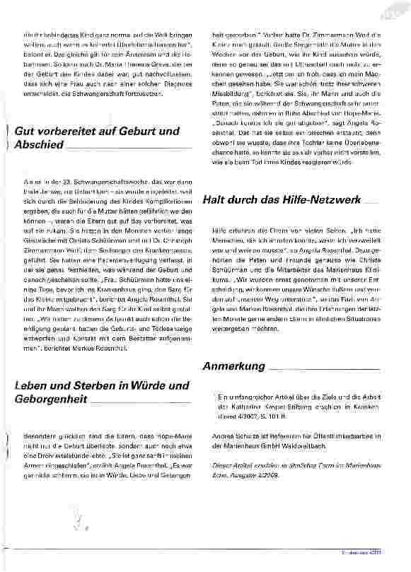 Vorschauseite 2: Palliative Geburtshilfe