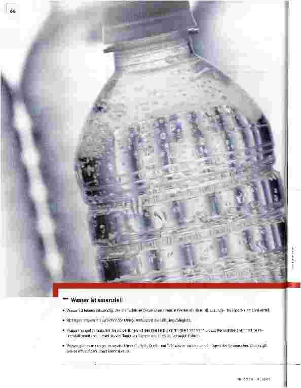 Vorschauseite 1: Alles klar: Lebenselixier Wasser