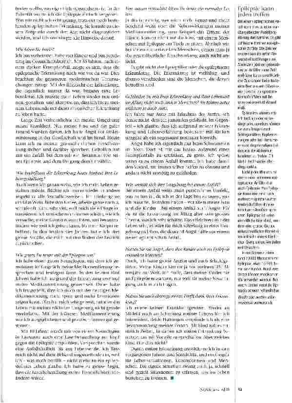 Vorschauseite 2: Gewitter im KopfLeben mit Epilepsie