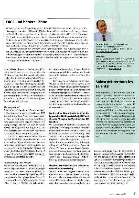 Vorschauseite 2: HFund FH-Absolventinnen erfüllen die Kernkompetenzen der Pflege gleich gut