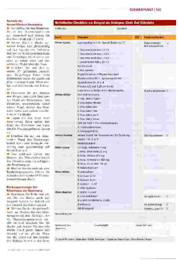 Vorschauseite 6: Im Notfall richtig handeln