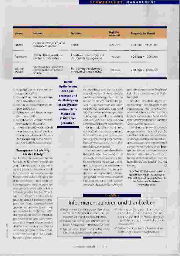 Vorschauseite 2: Heute schon an morgen denken