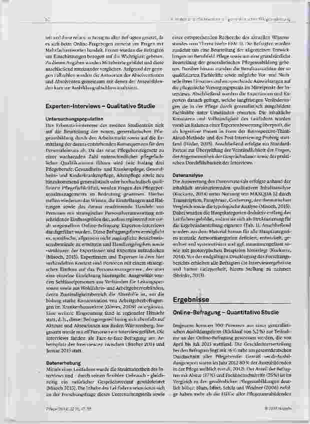 Vorschauseite 4: Implikationen für die Berufseinmündung nach einer generalistischen Pflegeausbildung eine mehrperspektivische Studie