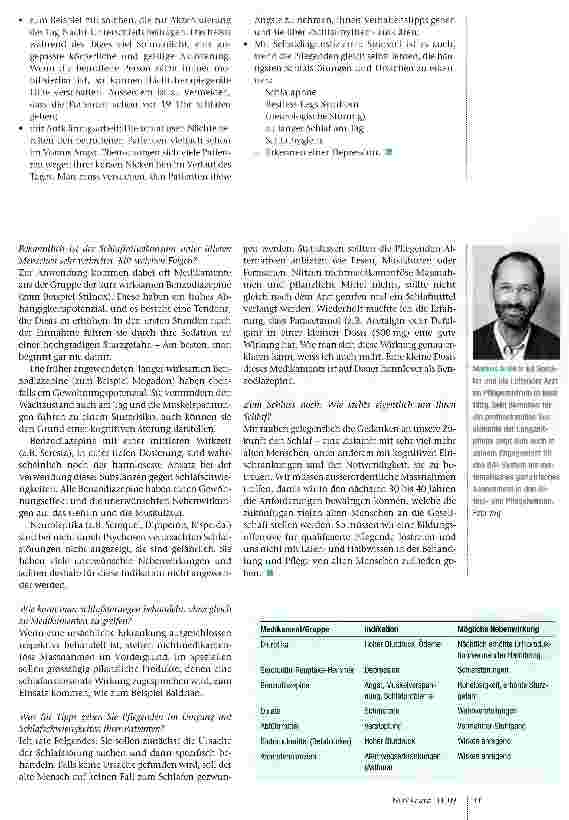 Vorschauseite 4: Schlechter Schlaf ist nicht einfach SchicksalWer tagsüber aktiver ist, schläft nachts besser