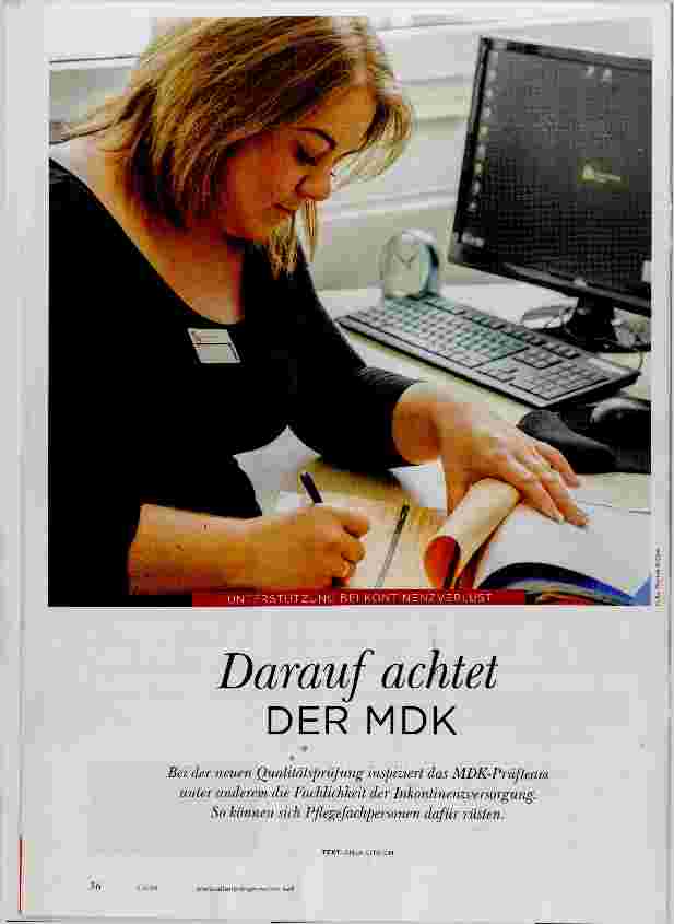 Vorschauseite 1: Darauf achtet DER MDK