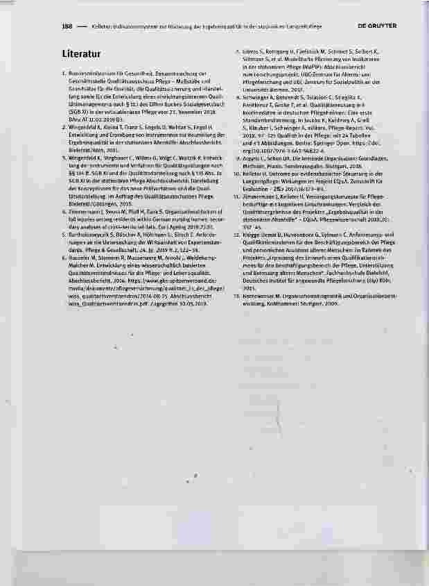 Vorschauseite 3: Indikatorensystem zur Förderung der Ergebnisqualität in der stationären Langzeitpflege