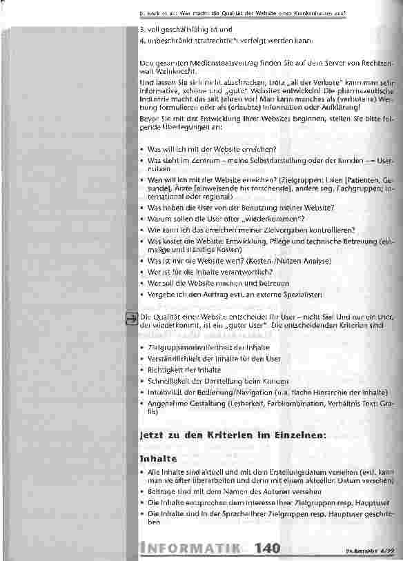Vorschauseite 5: Was macht die Qualität der Webseite eines Krankenhauses aus?