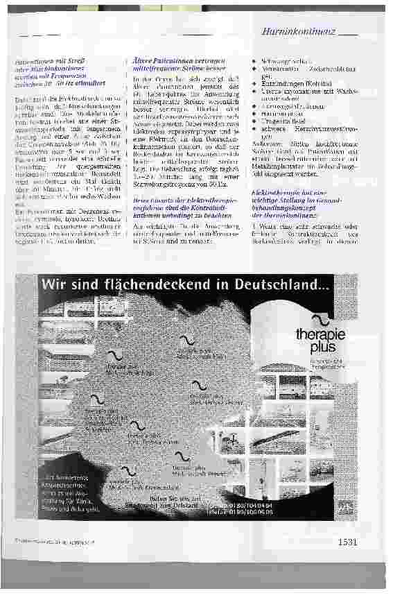 Vorschauseite 3: Die Behandlung der weiblichen Harninkontinenz durch Elektrostimulation