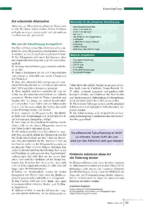 Vorschauseite 2: Tubusfixierung ohne Pflaster