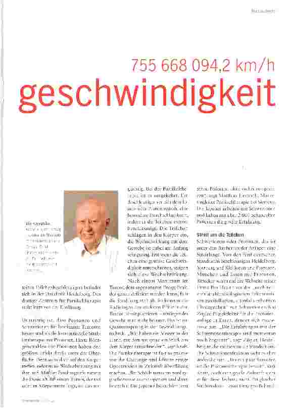 Vorschauseite 2: Fast mit Lichtgeschwindigkeit