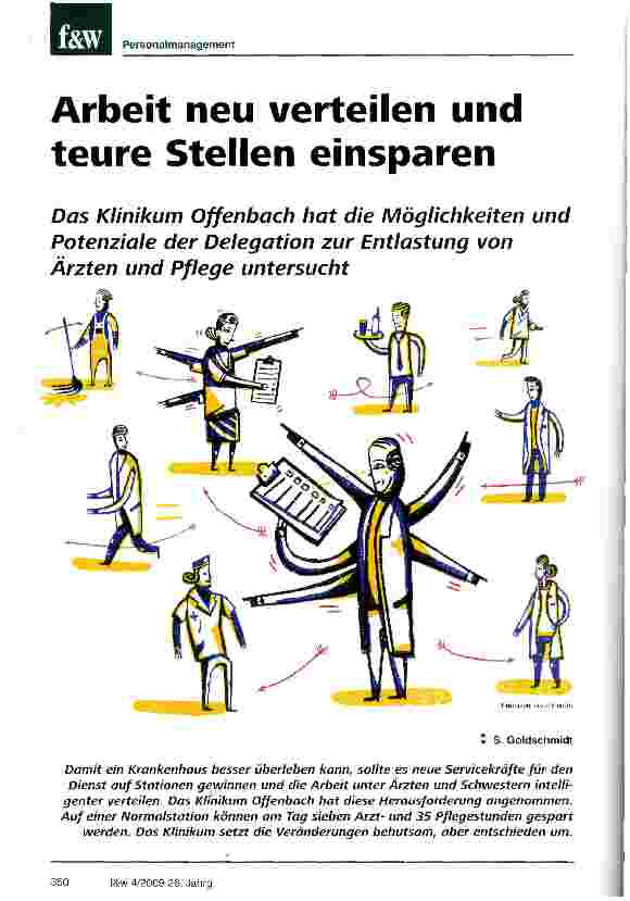 Vorschauseite 1: Arbeit neu verteilen und teure Stellen einsparen