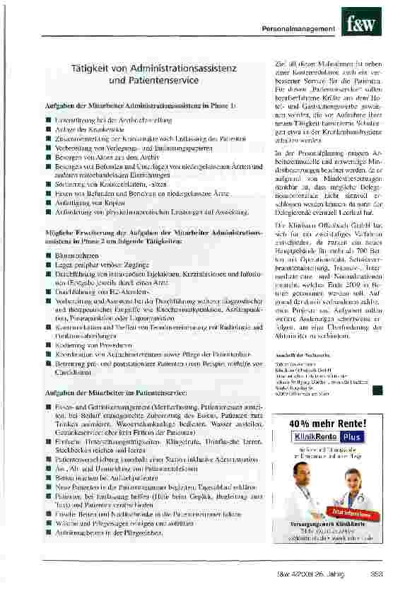Vorschauseite 4: Arbeit neu verteilen und teure Stellen einsparen