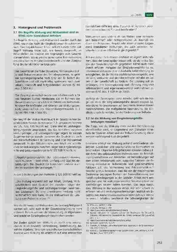Vorschauseite 3: Wirkung und Wirksamkeit im Recht der Eingliederungshilfe