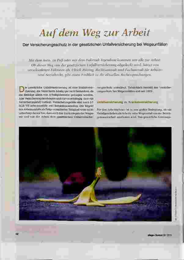 Vorschauseite 1: Auf dem Weg zur Arbeit