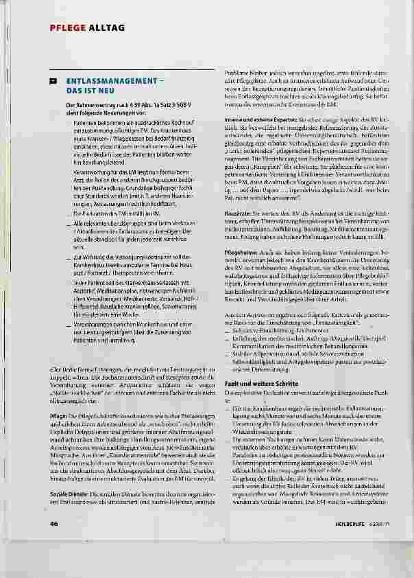 Vorschauseite 3: Multiprofessionalität im Alltag: Entlassmanagement