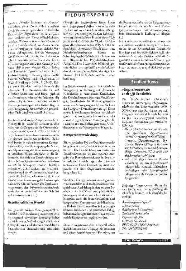 Vorschauseite 2: Kommunikative und kooperative Fähigkeiten QUEM-Gutachten nennt Beispiele für qualitative Weiterentwicklung
