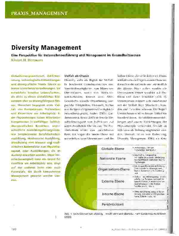 Vorschauseite 1: Diversity Management