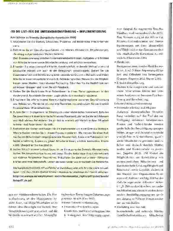 Vorschauseite 3: Diversity Management