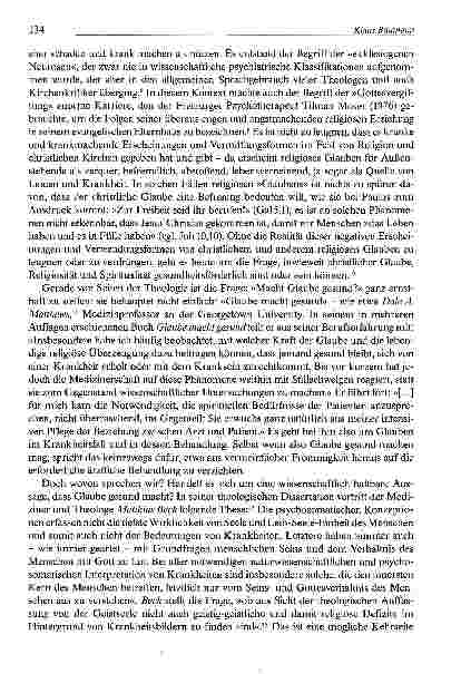 Vorschauseite 4: Religiöser Glaube, persönliche Spiritualität und Gesundheit